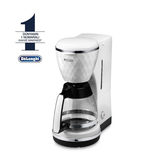 Delonghi ICMJ210W Filtre Kahve Makinesi Beyaz Fiyatı
