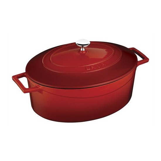 Lava Oval Tencere - Çap(Ø)29 cm. Kırmızı
