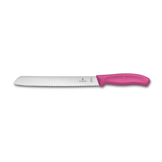 Victorinox 21Cm Ekmek Bıçağı - Blisterli - Pembe