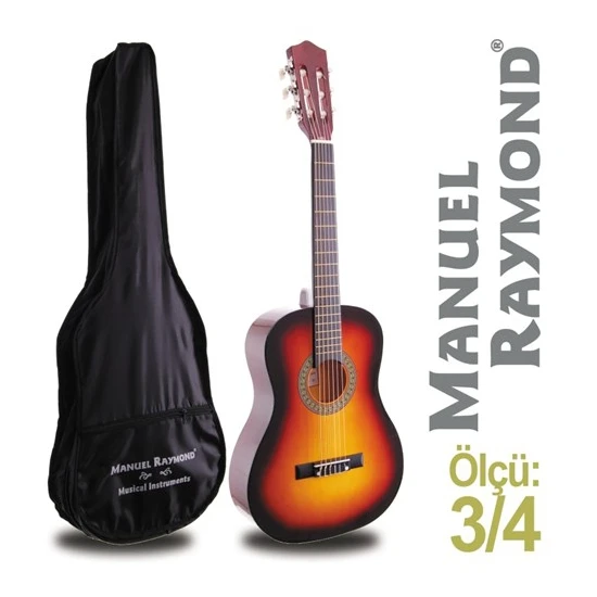 Manuel Raymond MRC87SB Junior Klasik Gitar  (Kılıf Hediyeli)