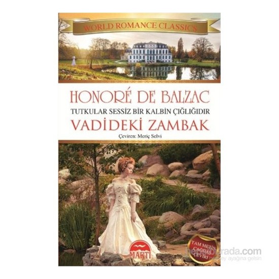 Vadideki ZambakHonore De Balzac Kitabı ve Fiyatı Hepsiburada