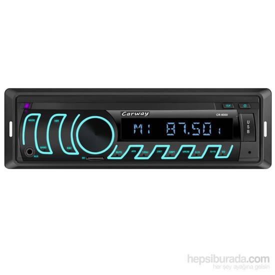 Carway Cr-9000 Bluetooth, Multi Color ( 7 Renk), Fm/Sd/ Usb/ Mmc/ Mp3 Oto Teyp