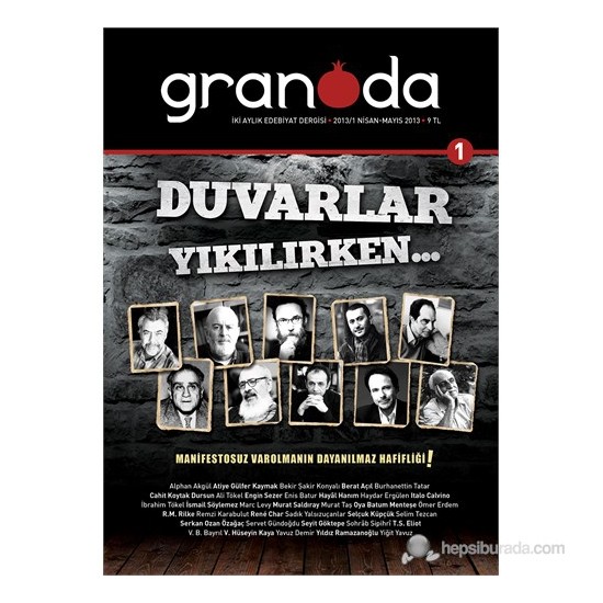 Granada Edebiyat Dergisi Sayı: 1-Kolektif