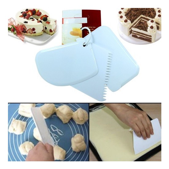 BlueZen Pasta Şekillendirici Spatula Seti (3 Parça) Fiyatı