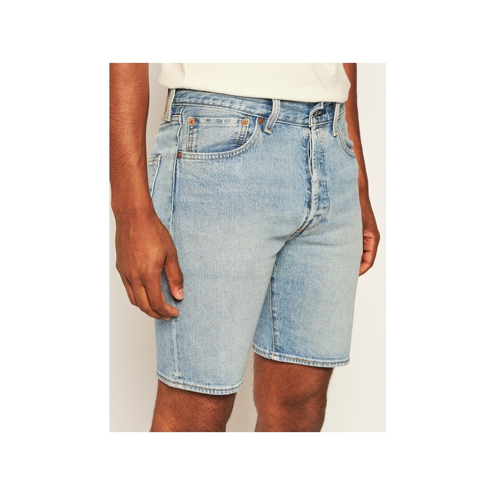 levi's 501 hemmed denim shorts