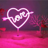 Aleyna'nın Dükkanı Dekoratif Love Neon Lamba Gece Lambası
