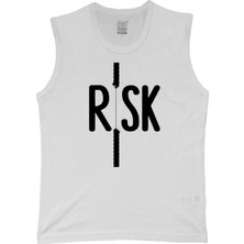 Raf Coll Erkek Düşük Kollu  Beyaz Ön Dijital Baskılı  T-Shirt