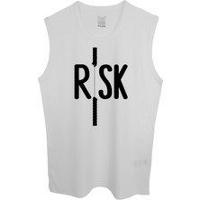 Raf Coll Erkek Düşük Kollu  Beyaz Ön Dijital Baskılı  T-Shirt