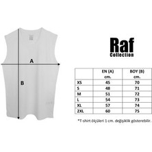Raf Coll Erkek Düşük Kollu  Siyah Ön Dijital Baskılı  T-Shirt