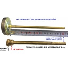 Simga Ø100 50 cm 500 °c Derece Pizza Pide Termometre