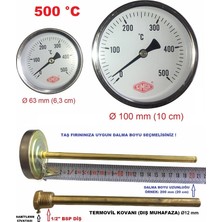 Simga Ø100 50 cm 500 °c Derece Pizza Pide Termometre