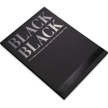 Fabriano : Black Black : Siyah Çizim Defteri : 300 gr : A4 : 20 Yaprak