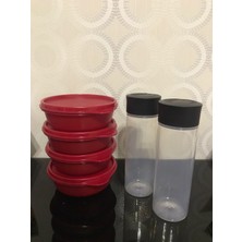 Tupperware  300 Ml. 4'lü Şeker Kap ve 2'li Duru  Sosluk Set