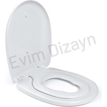 Aqua Bagno Junıor - Çocuk Adaptörlü - Yavaş Kapanan Klozet Kapağı