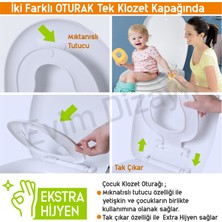 Aqua Bagno Junıor - Çocuk Adaptörlü - Yavaş Kapanan Klozet Kapağı