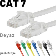 IRENIS CAT7 Ethernet (Network, LAN) Kablosu, Beyaz, 50 cm