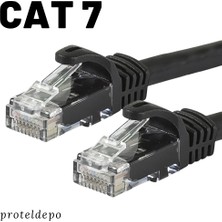 IRENIS CAT7 Ethernet (Network, LAN) Kablosu, Siyah, 1 metre