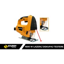 Sturdy Power Tools 1600 Watt Metal Şanzuman Lazerli  Tam Professıonel Dekupaj Testere