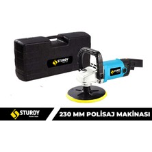 Sturdy 1200 Watt Devir Ayarlı Çantalı Pasta Cila Makinası Polisaj Makinası