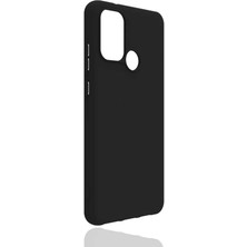 Tekno Grup Casper Via F20 Kılıf Mat Esnek Biye Silikon Kılıf + Nano Ekran Koruyucu Siyah