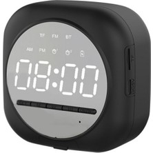 Dybox Bluetooth Hoparlör Fm Radyo Dijital Masa Saati Alarm Uyandırma SS-Q12