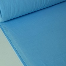 Faal Mavi Renkli Düz Renk Pazen