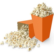 My Paper Craft Turuncu Popcorn Mısır Kutusu 8