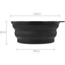 Profisher Kamera Lens Hood Anti Yansıma Gölgelik Katlanabilir Silikon Küçük