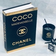 Lovely Book & Book Coco Chanel Klasik Model Açılabilir Dekoratif Kitap Kutusu 27 x 19 x 4 cm