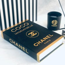 Lovely Book & Book Coco Chanel Klasik Model Açılabilir Dekoratif Kitap Kutusu 27 x 19 x 4 cm