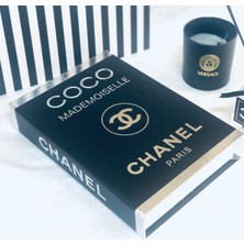 Lovely Book & Book Coco Chanel Klasik Model Açılabilir Dekoratif Kitap Kutusu 27 x 19 x 4 cm