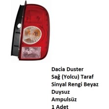 Dacia Duster Stop Lambası Sağ (Yolcu) Taraf 2010 2018 Duysuz