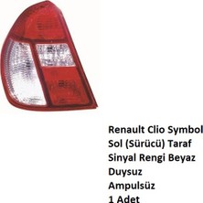 Clio Symbol Stop Lambası Beyaz Sol /sürücü Taraf 2002 2008 Duysuz