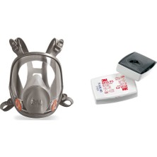 3m 6800 Tam Yüz Maskesi Ortaboy + 3m P3 Solo Filtre (6035)