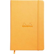 Rhodia A5 Çizgisiz Defter Turuncu Sert Kapak 96 Yaprak