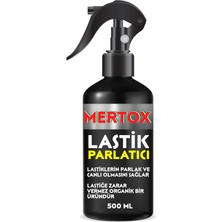 Mertox Otomobil Araç Araba  Lastik Parlatıcı Koruyucu ve Temizleyici Sprey 500ML Temizleme Solüsyon Bakım