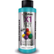 Polisan X1 Art Multisurface Hobi Boyası - Kobalt Turkuaz - 120 ml