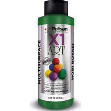 Polisan X1 Art Multisurface Hobi Boyası - Nefti Yeşil - 120 ml