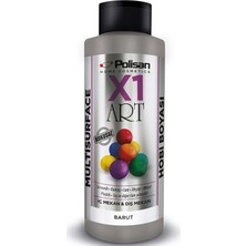 Polisan X1 Art Multisurface Hobi Boyası - Barut - 120 ml