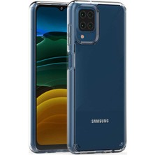 Zore Galaxy M12 Kılıf Zore Coss Şeffaf Sert Silikon Kılıf
