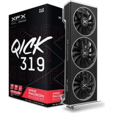 Xfx Speedster Qıck 319 Amd Radeon Rx 6700 Xt Black 12GB Gddr6 192BIT DX12 Ekran Kartı RX-67XTYPBDP