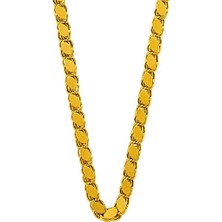 Bilezikci Maraş Pullu 14 Ayar Altın Zincir 65 cm