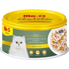 Me-O Meo Delite Jöle Içinde Ton & Sebze Tahılsız Kedi Konservesi 80 gr
