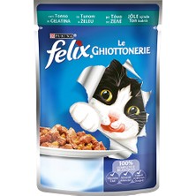 Felix Ton Balıklı Yetişkin Kedi Konservesi Pouch 6X100 gr