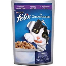 Felix Kuzu Etli Kedi Pouch Konservesi 12X100 gr