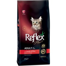 Reflex Plus Kuzu Pirinç Yetişkin Kedi Mama 15 kg