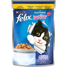 Felix Tavuklu Junior Yavru Kedi Konservesi Pouch 12X100 gr
