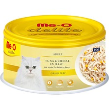Me-O Meo Delite Jöle Içinde Ton & Peynir Tahılsız Kedi Konserve 80 gr