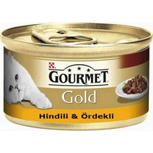 Gourmet Gold Hindi Ördek Çifte Lezzet Kedi Konservesi 6X85 gr