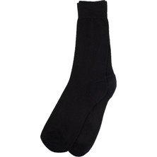 KBC Socks 6'lı Bambu Dikişsiz Erkek Klasik Çorap Seti / 6 Siyah